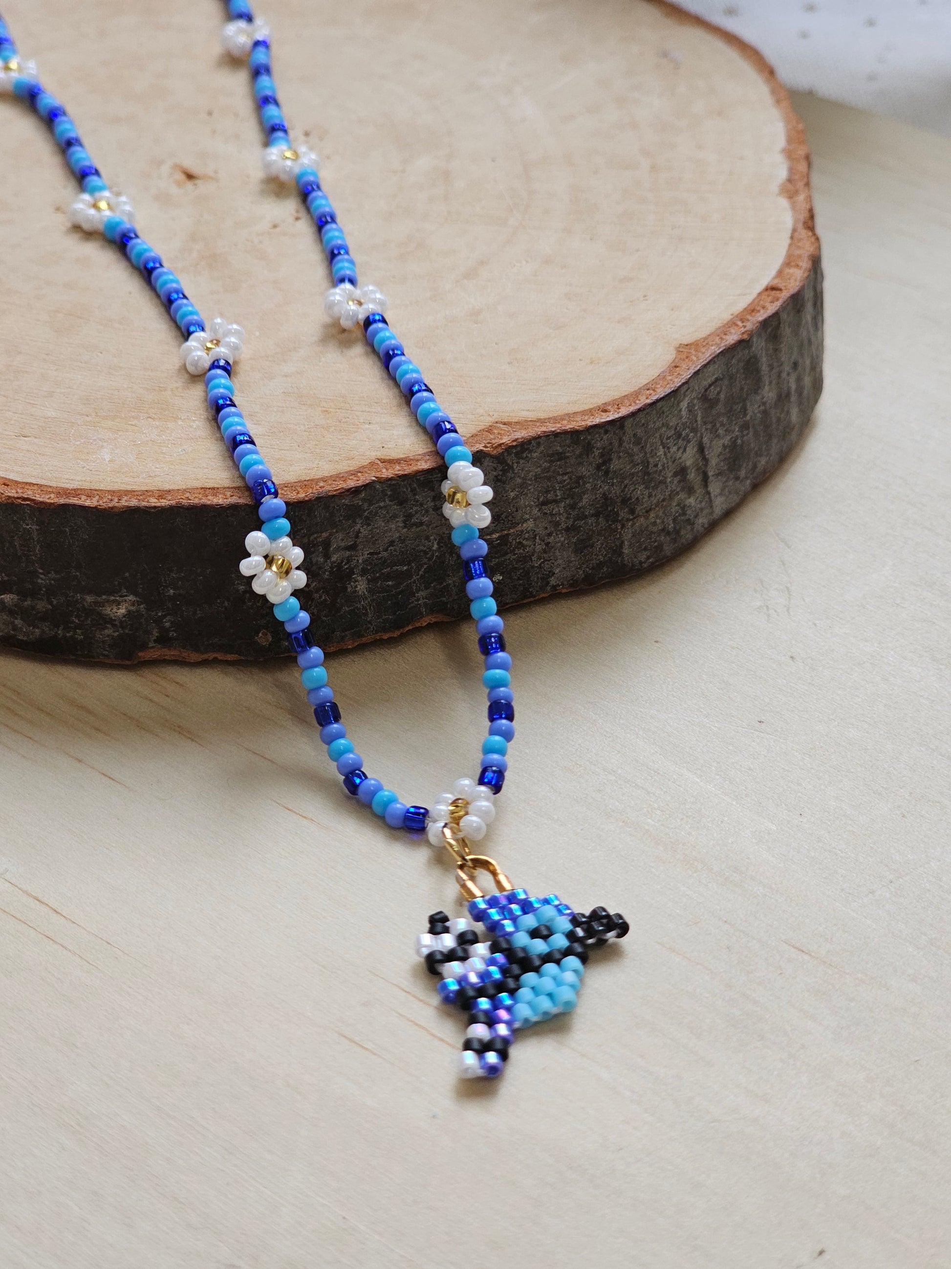 πNEWπ Blue Jay Necklace β Awaska - Main Image