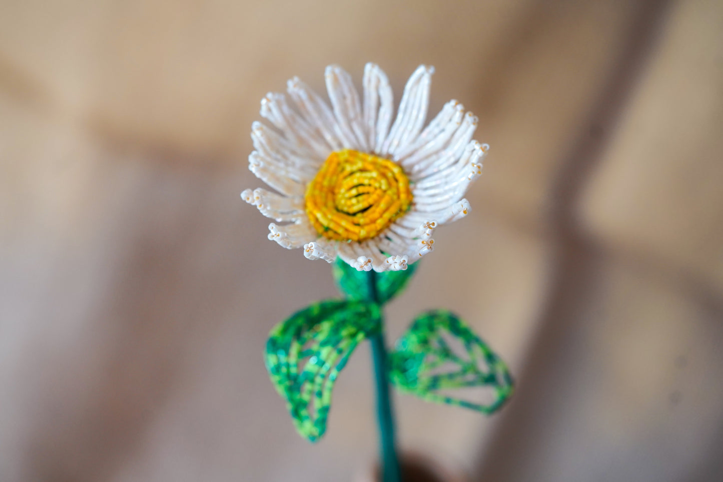 NEW ✨ LA FLEURISTERIE 🤍 DAISY 🌸 3D Beaded Flower for Vase