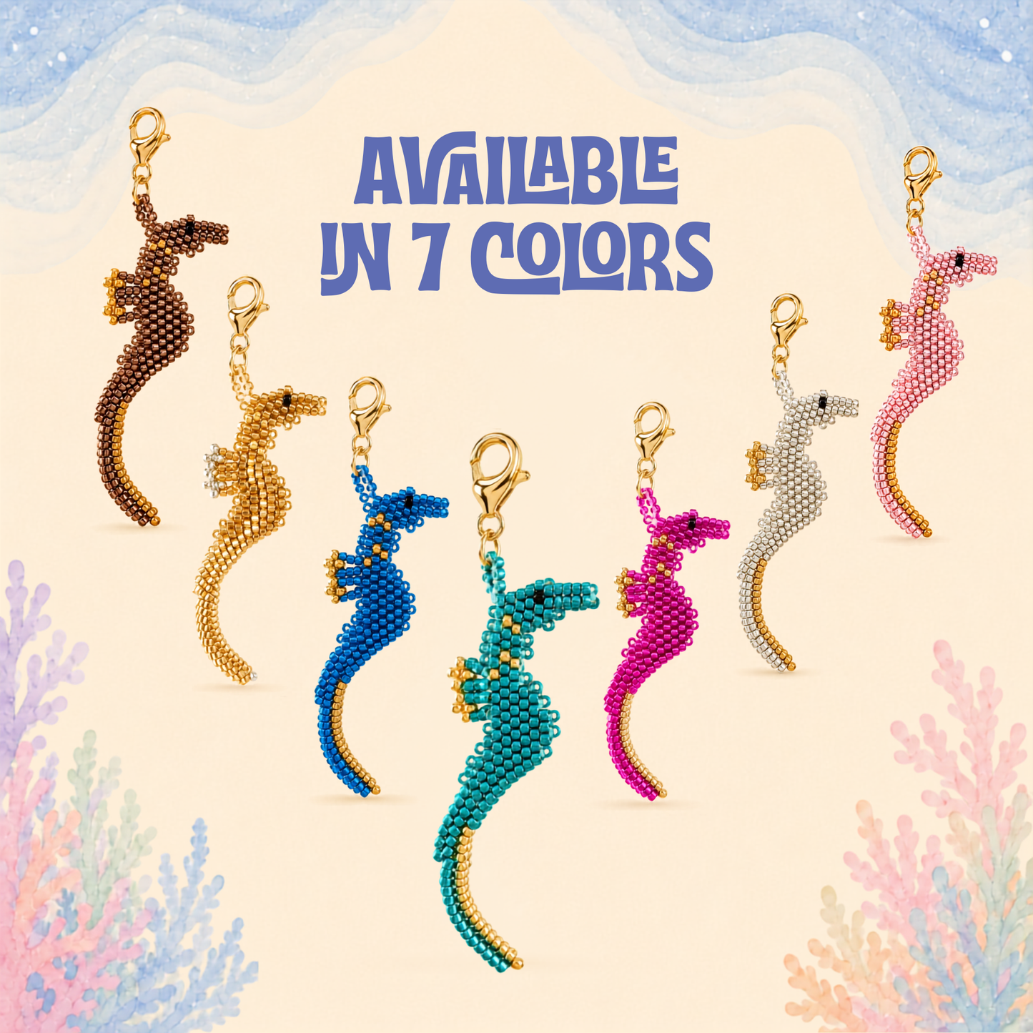 🐚 Seahorse Charm