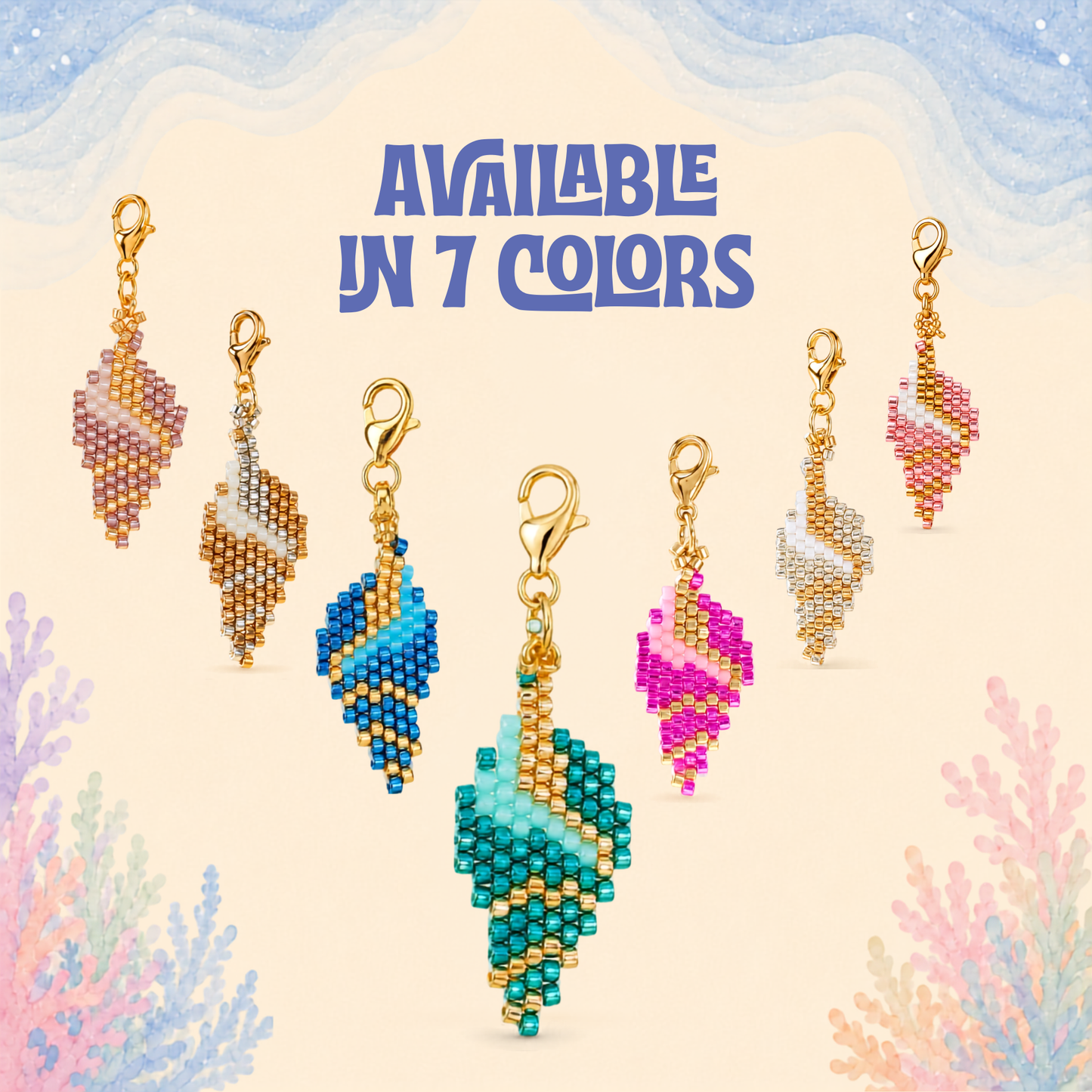 🐚 Spiral Shell Charm
